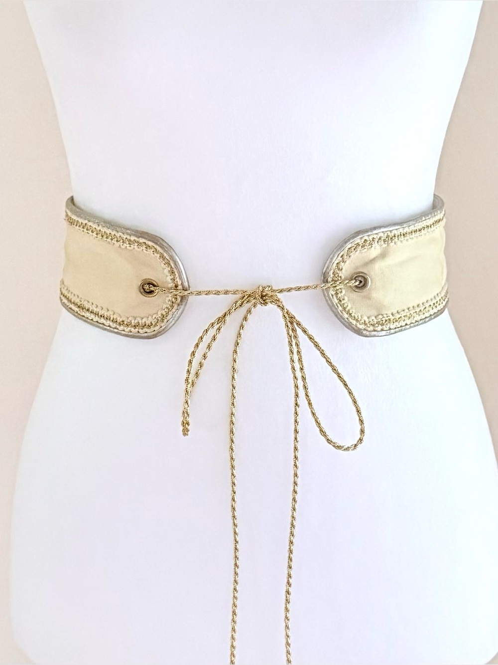 Vintage 1970s Yves Saint Laurent Ballet Russes Peasant Collection Corset Belt
